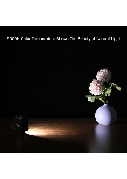 Ulanzi VL49 Mini LED Video Işığı 6W Aydınlatma Seviyesi Ayarlanabilir CRI95+ (Yurt Dışından) modelleri