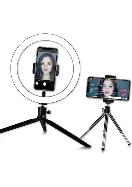 DC5V 7W LED Sie Kamera Işığı 10 Seviye Ayarlanabilir Parlaklık 360° Dönebilen Aydınlatma Açısı (Yurt Dışından)