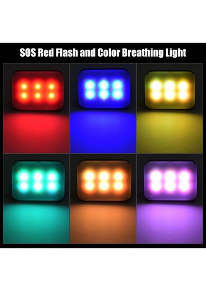 8 Modlu USB Şarj Edilebilir LED Kamp Feneri (Yurt Dışından) modelleri