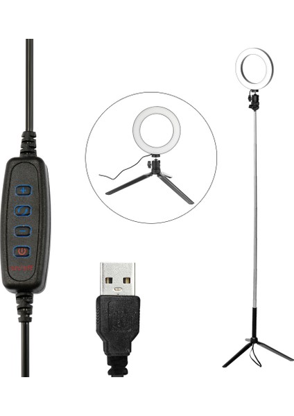 Aydınlatma Ayarı Geniş Doyurma Aydınlatması Dimming Aralığına Sahip LED Halka Işığı (Yurt Dışından)