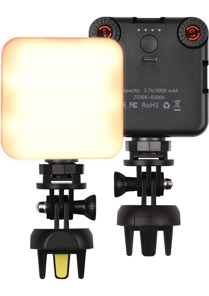 Iki Renkli Cep LED Video Işığı 2500K - 6500K Ayarlanabilir CRI95+ (Yurt Dışından)