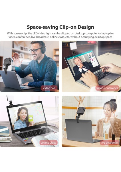 Iki Renkli Cep LED Video Işığı 2500K - 6500K Ayarlanabilir CRI95+ (Yurt Dışından) fiyatları