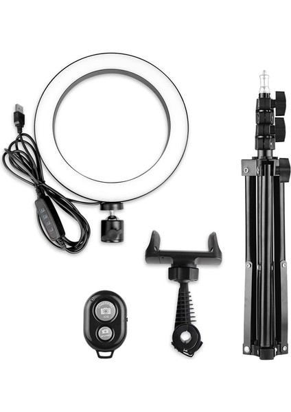 16 cm 6 Inç LED Halka Işığı Aydınlatma Seviyesi Ayarlanabilir 3 Işık Modu USB Ile Enerjilendirilebilir (Yurt Dışından) fırsatları