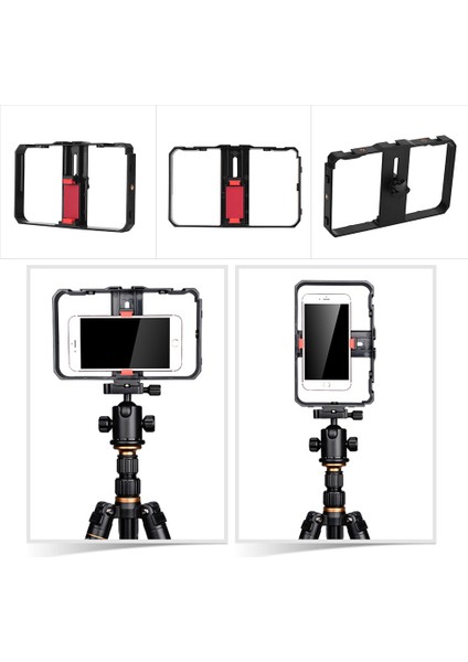 Mini LED Video Işığı 5W 6500K Ayarlanabilir 2 Adet Ele Tutulabilir Akıllı Telefon Video (Yurt Dışından) fiyatları