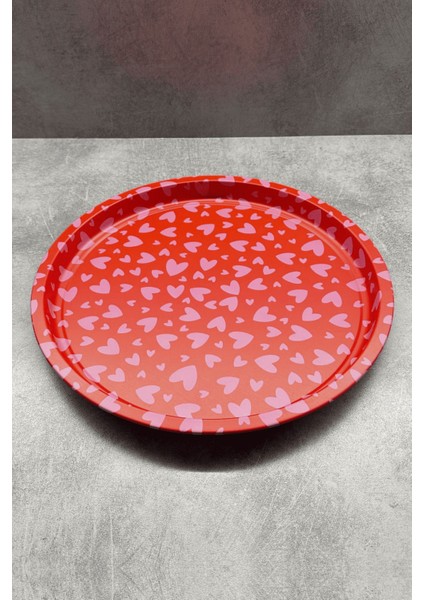 Home Pembe Kalpler Metal Tepsi modelleri