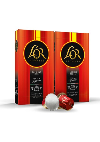 Imola Ristretto Nespresso Uyumlu Alüminyum Kapsül Kahve 20 Kapsül