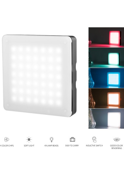 5W Dahili 6500K Dokunmatik Dimlemeli LED Video Işığı (Yurt Dışından)