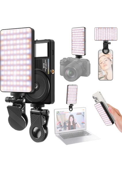 Manyetik LED Video Işığı 2500K - 9000K Parlaklık Ayarlanabilir Dahili (Yurt Dışından) modelleri