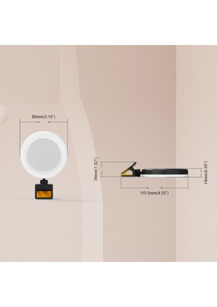 Cep Telefonu Si Işığı 3 Renk Sıcaklığı Değişebilir Parlaklık Ayarlanabilir (Yurt Dışından) fiyatları