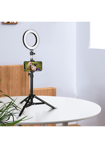 Canlı Yayın Için Telefon Tutuculu 3 Seviyeli Parlaklıklu LED Halka Işığı (Yurt Dışından) fırsatları