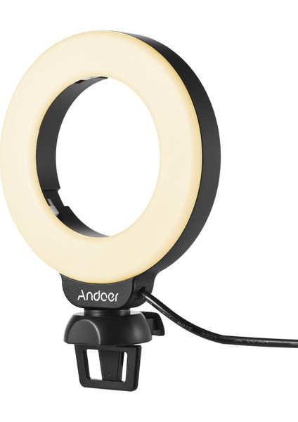 4 Inç Mini LED Halka Işığı Video Konferansı Için 3 Aydınlatma Modu Ayarlanabilir (Yurt Dışından)