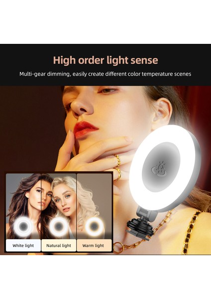 Mini Fotoğraf Çalışma Lambası Taşınabilir LED Üç Renkli 360° Dönebilen 48 LED Imleci (Yurt Dışından) indirimleri