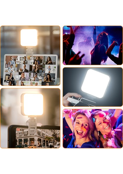 Cep Rgb Video Işığı 3000K - 6500K Parlaklık Ayarlı Gömülü Pil (Yurt Dışından) fırsatları