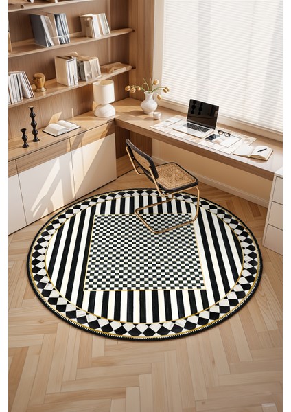 Mackenzie Modern Halı, Makinede Yıkanabilir Kaymaz Taban, Ince Salon Halısı, Mutfak Halısı ve Yolluk