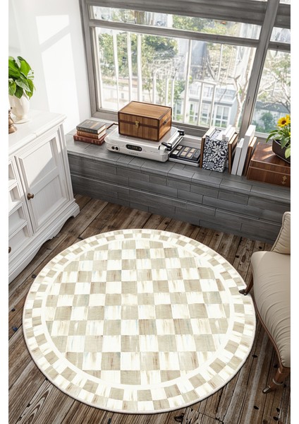 Mackenzie Modern Halı, Makinede Yıkanabilir Kaymaz Taban, Ince Salon Halısı, Mutfak Halısı ve Yolluk
