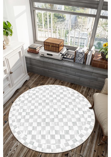 Mackenzie Modern Halı, Makinede Yıkanabilir Kaymaz Taban, Ince Salon Halısı, Mutfak Halısı ve Yolluk