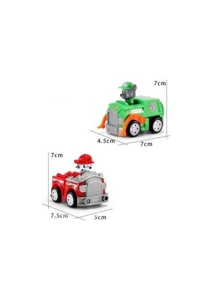Paw Patrol Pençe Devriyesi Figür Oyuncak Seti 6 Figürlü RA2661