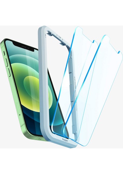 Apple iPhone 12 Mini Cam Ekran Koruyucu Kolay Kurulum Glas.tr Alignmaster (2 Adet) - AGL01810