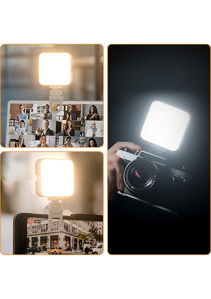 Cep LED Video Işığı 3000K - 6500K Parlaklık Ayarlanabilir Yerleşik Pil (Yurt Dışından) fiyatları