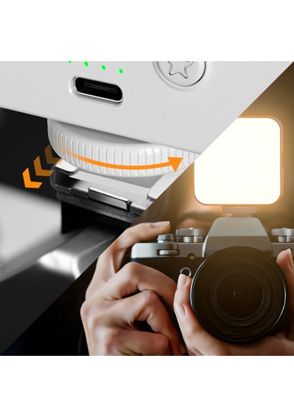 Cep LED Video Işığı 3000K - 6500K Parlaklık Ayarlanabilir Yerleşik Pil (Yurt Dışından) fırsatları