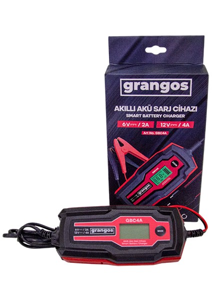 GBC4A 6V / 12V 70 Ah Akıllı Dijital Akü Şarj ve Bakım Cihazı