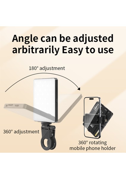 Cep LED Video Işığı 2500K - 9000K Ayarlanabilir Gömülü Pil (Yurt Dışından) fiyatları