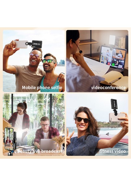 Cep LED Video Işığı 2500K - 9000K Ayarlanabilir Gömülü Pil (Yurt Dışından) fırsatları