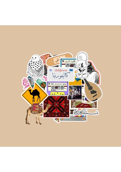 Arabic Sticker Paketi -Bullet Journal - Ajanda - Planner - Defter - Laptop Etiket Çıkartma Çok Renkli 10 x 15 Paket Boyutu 3 x 5 cm Stickerlar Paket Içeriği 25 Adet Dadi Ramba fiyatları