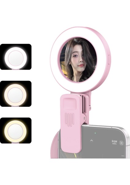Takılabilir Sie Halka Işığı 3 Işık Modu 180° Dönen iPhone ve Android Için (Yurt Dışından)