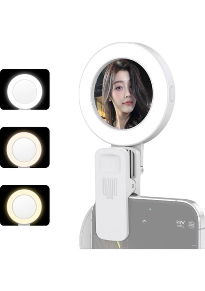 Cep Telefonu Için Kırılabilir Si Halka Işığı 3 Işık Modu 180° Dönebilen (Yurt Dışından)