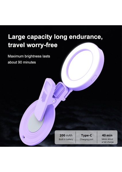 Cep Telefonu Için Kırılabilir Si Halka Işığı 3 Işık Modu 180° Dönebilen (Yurt Dışından) indirimleri