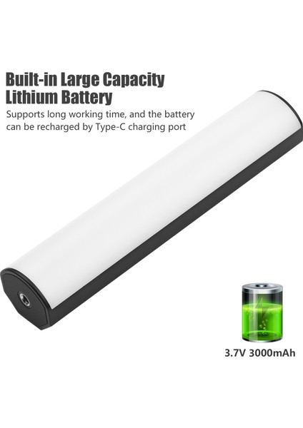 W200RGB Taşınabilir LED Video Işığı 2500K - 9000K Parlaklık Ayarlanabilir CRI95+ (Yurt Dışından) fırsatları