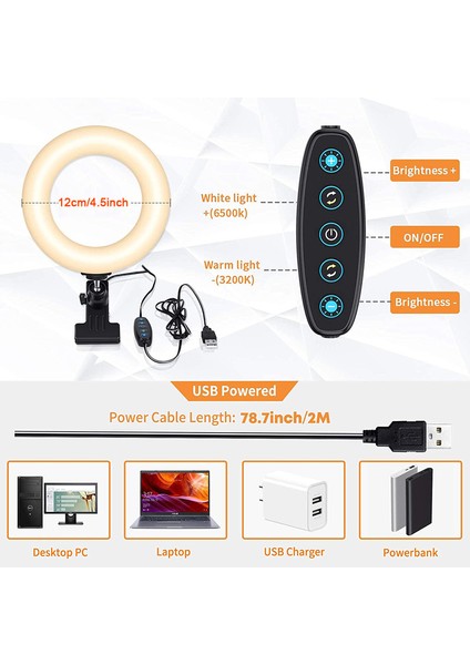 4 Inç Alüminyum Kabuklu Beş Renk Sıcaklıklı Doldurma Işığı (Yurt Dışından) fırsatları