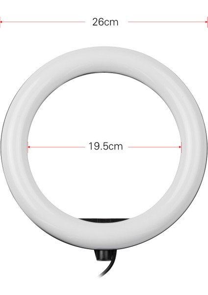 10 Inç Rgb Halka Işığı 29 Aydınlatma Modu Ayarlanabilir (Yurt Dışından)