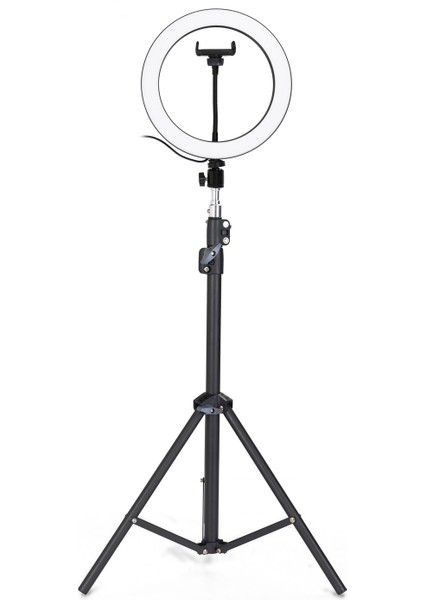 Alüminyum Çelik Fotoğraf LED Halka Işığı Üç Seviyeli Ayarlama 10 Seviyeli Parlaklık Ayarlamalı (Yurt Dışından) fiyatları