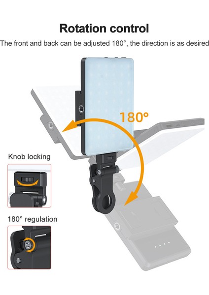 5W Fotoğraf Lambası Iki Renkli LED Işık Ayarlanabilir Renk Sıcaklığı 2000MAH Pil (Yurt Dışından) fırsatları