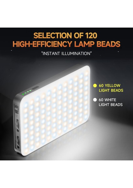 Cep LED Video Işığı 2500K - 9000K Ayarlanabilir Dahili Pil (Yurt Dışından) fırsatları