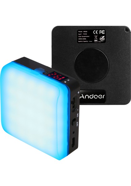 Cep Rgb Dolgu Işığı LED CRI95+ 2600K - 6000K Parlaklık Ayarlanabilir (Yurt Dışından)