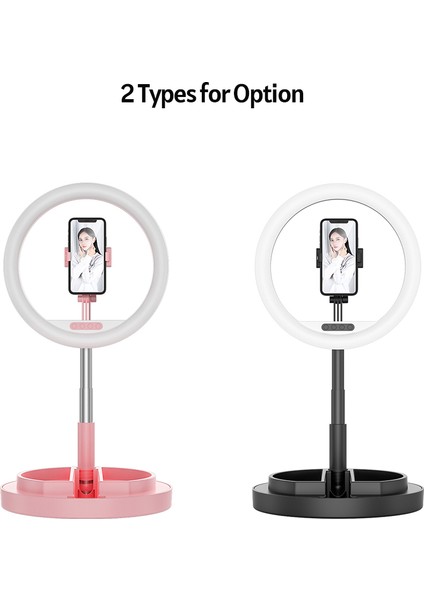 10 Inçlik Katlanabilir 360 Derece Dönebilen 3 Işık Modlu Sie Halka Işığı (Yurt Dışından) fırsatları
