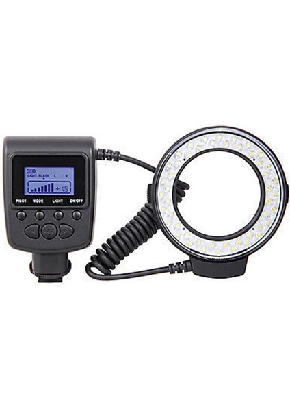 Makro LED Yuvarlak Flaş Paketi 8 Uyumlu Dslr Kamera Adaptör Halkaları (Yurt Dışından)