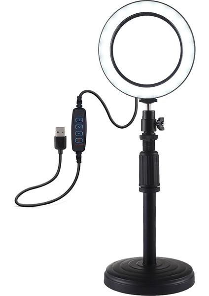 Puluz 4.6" Işık Seviyesi Ayarlanabilir 3 Işık Modlu LED Halka Işığı (Yurt Dışından)