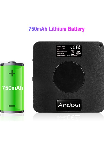 Cep Rgb Dolgu Işığı LED Video Işığı CRI95+ Aydınlatma Seviyesi Ayarlanabilir (Yurt Dışından) fiyatları