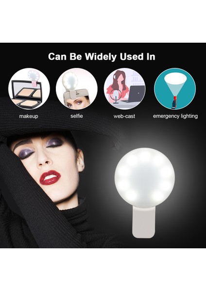 Mini Sie Halka Işığı Şarj Edilebilir 3 Seviyeli Parlaklık (Yurt Dışından) fiyatları