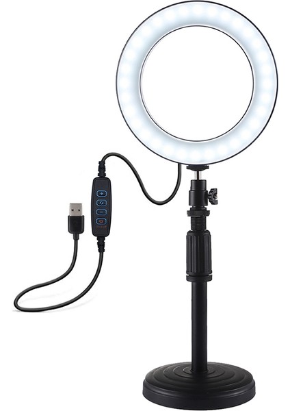 Puluz 6,2" Işıklandırma Ayarıyla 3 Aydınlatma Modlu LED Halka Işığı (Yurt Dışından)