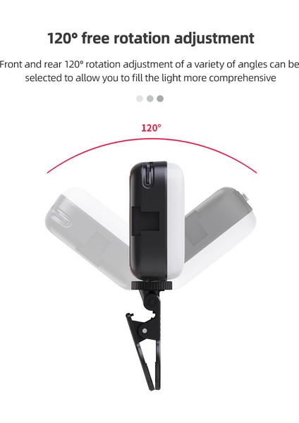 4,5W Cep Fotoğraf Lambası Iki Renkli LED 3000K - 9900K Parlaklık Ayarlı (Yurt Dışından) fırsatları