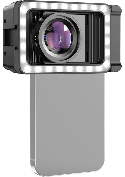 Apexel FL23 Evrensel Cep Telefonu Klipli LED Aydınlatma Işığı 0.45×makro Linz (Yurt Dışından)
