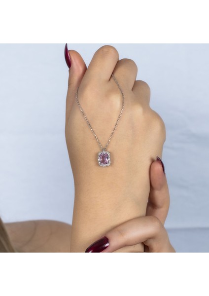 Baget Kesim Gümüş Kolye NUR-KY03154 modelleri