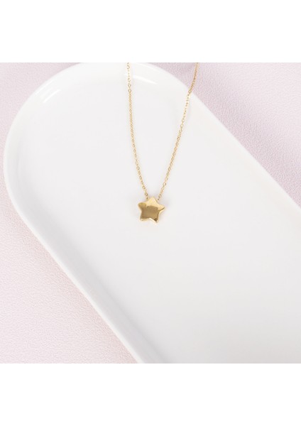 Yıldız Gold Çelik Kolye NUR-CL00318 fiyatları