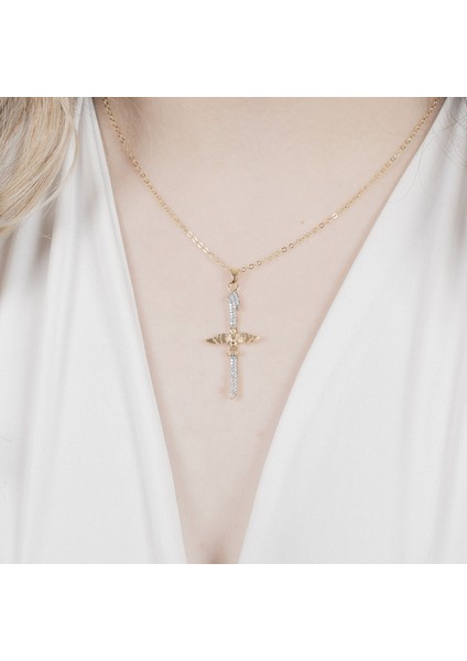 Anka Kılıç Çelik Kolye NUR-CL00385 fiyatları