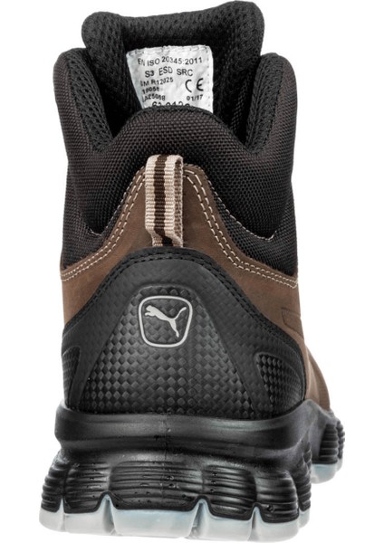 Condor Brown Mid Çelik Burunlu Nubuk Deri Iş Ayakkabısı S3 Src Esd
